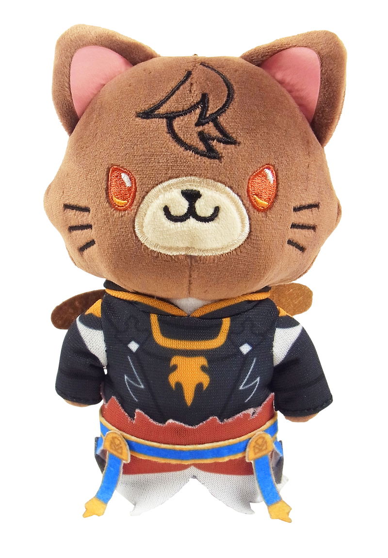 Granblue Fantasy with Cat Plush Keychain with Eye Mask: Sandalphon image 1