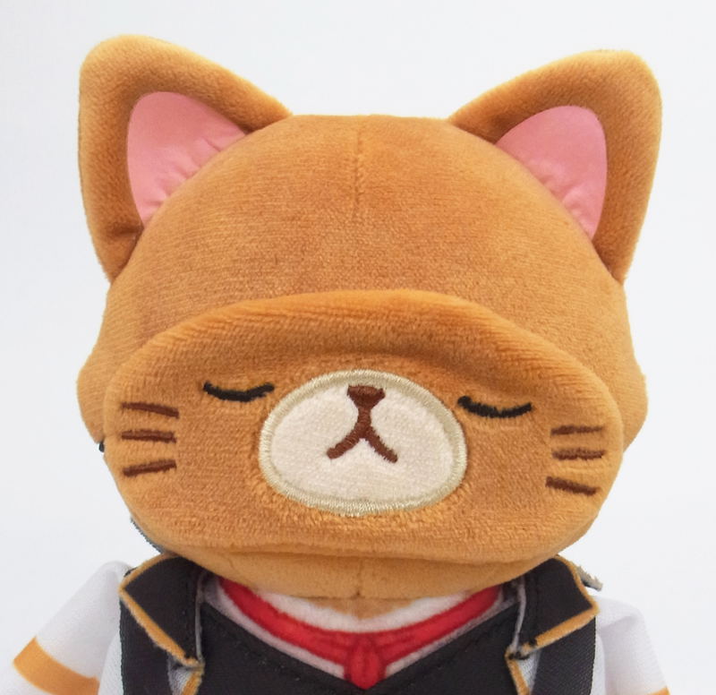 Granblue Fantasy with Cat Plush Keychain with Eye Mask: Siegfried image 2