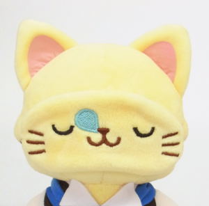 Granblue Fantasy with Cat Plush Keychain with Eye Mask: Vane