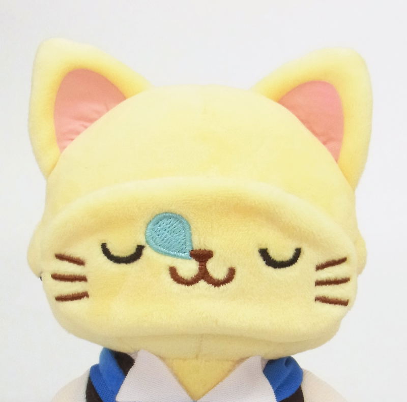 Granblue Fantasy with Cat Plush Keychain with Eye Mask: Vane image 2