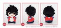 Hypnosis Mic -Division Rap Battle- Plush: Chocon-to-Friends Buster Bros!!! Yamada Ichiro thumbnail 2