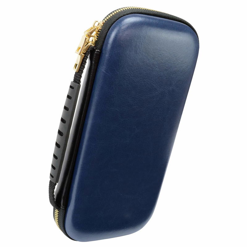 PU Leather Slim EVA Pouch for Nintendo Switch Lite (Navy) image 2