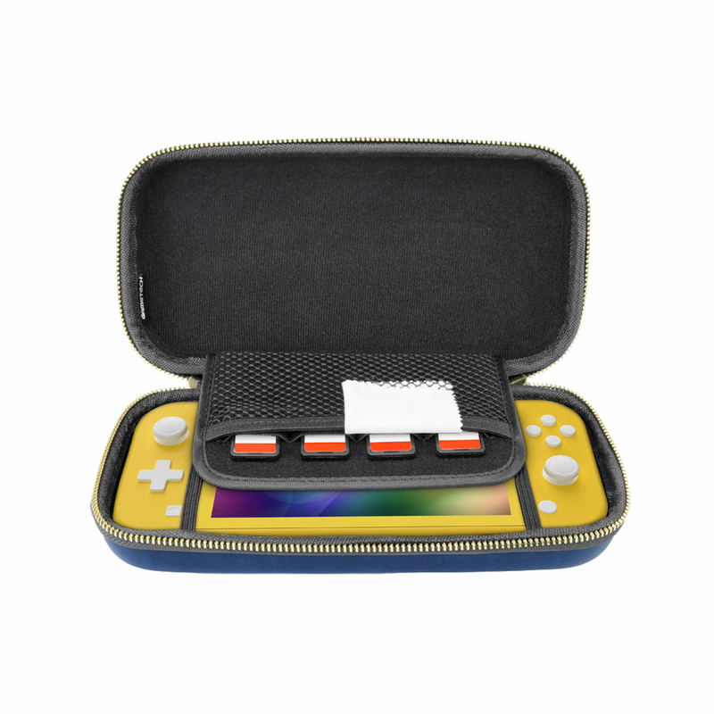 PU Leather Slim EVA Pouch for Nintendo Switch Lite (Navy) image 5