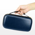 PU Leather Slim EVA Pouch for Nintendo Switch Lite (Navy) thumbnail 6