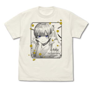 The Quintessential Quintuplets - Ichika Nakano T-shirt Vanilla White (M Size)_