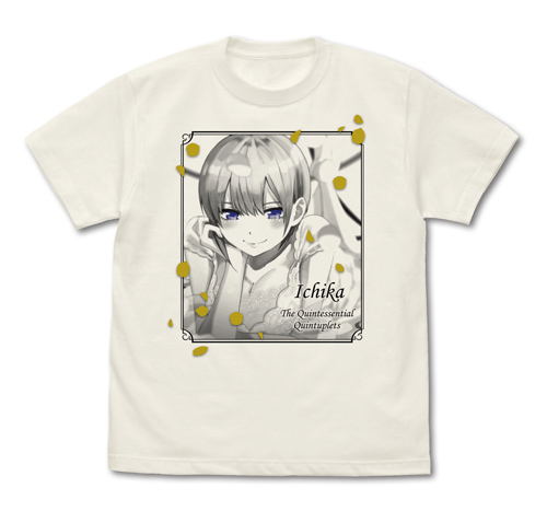The Quintessential Quintuplets - Ichika Nakano T-shirt Vanilla White (XL Size) image 1