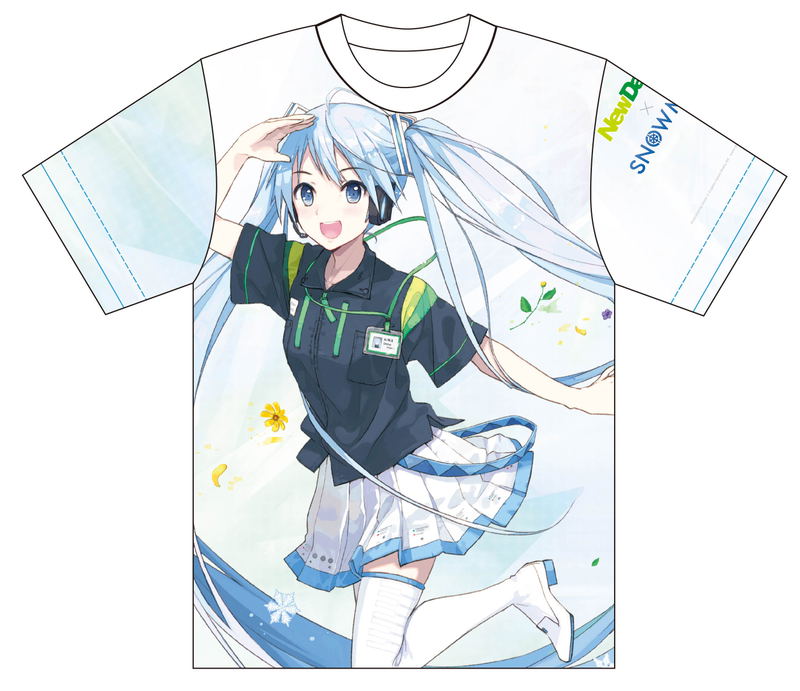 NewDays x Hatsune Miku Full Graphic T-shirt Illustration By iXima image 1