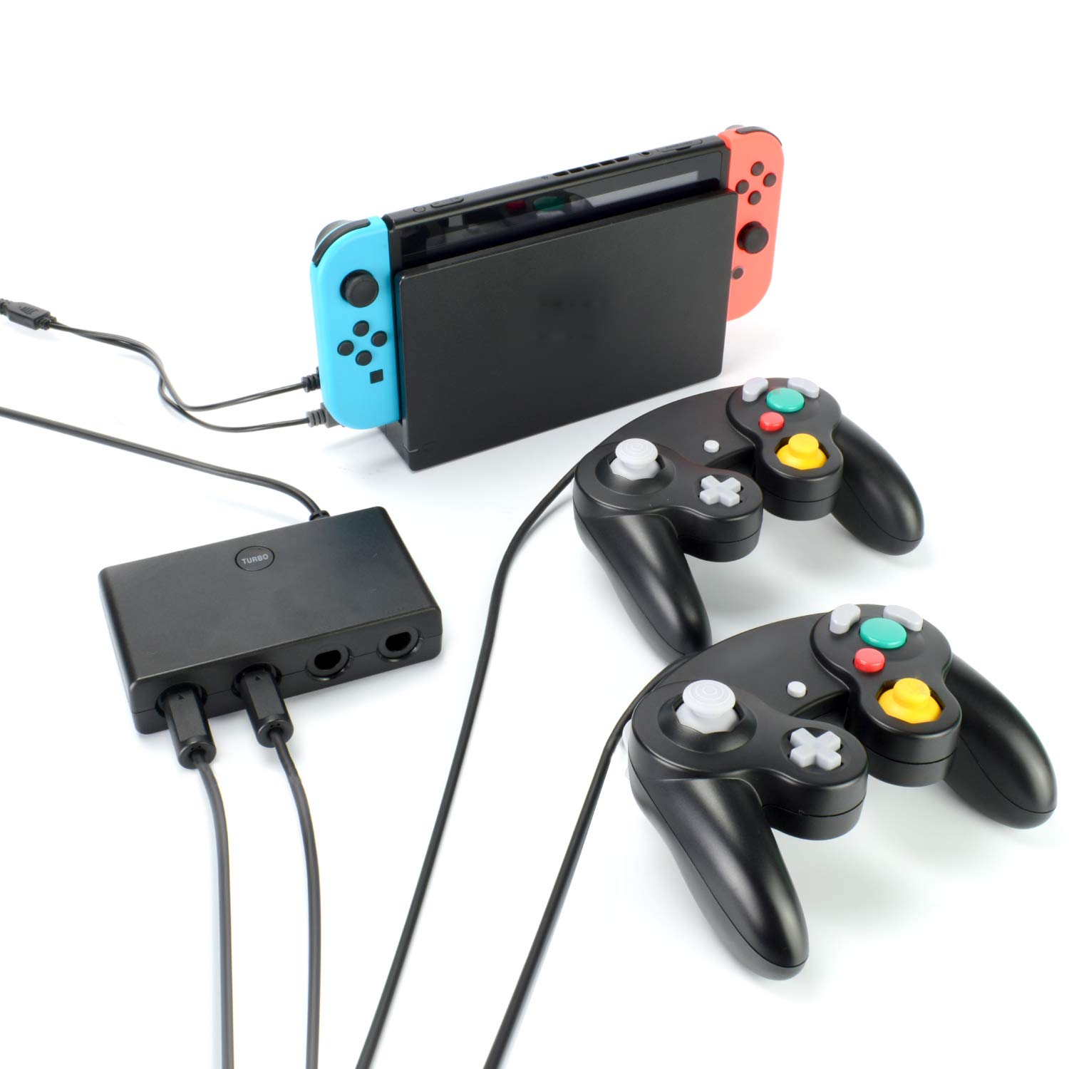 Gc Computer Controllers GC Controller Conversion Adapter for Nintendo Switch 適用於 GC, PC, Wii U, NSW