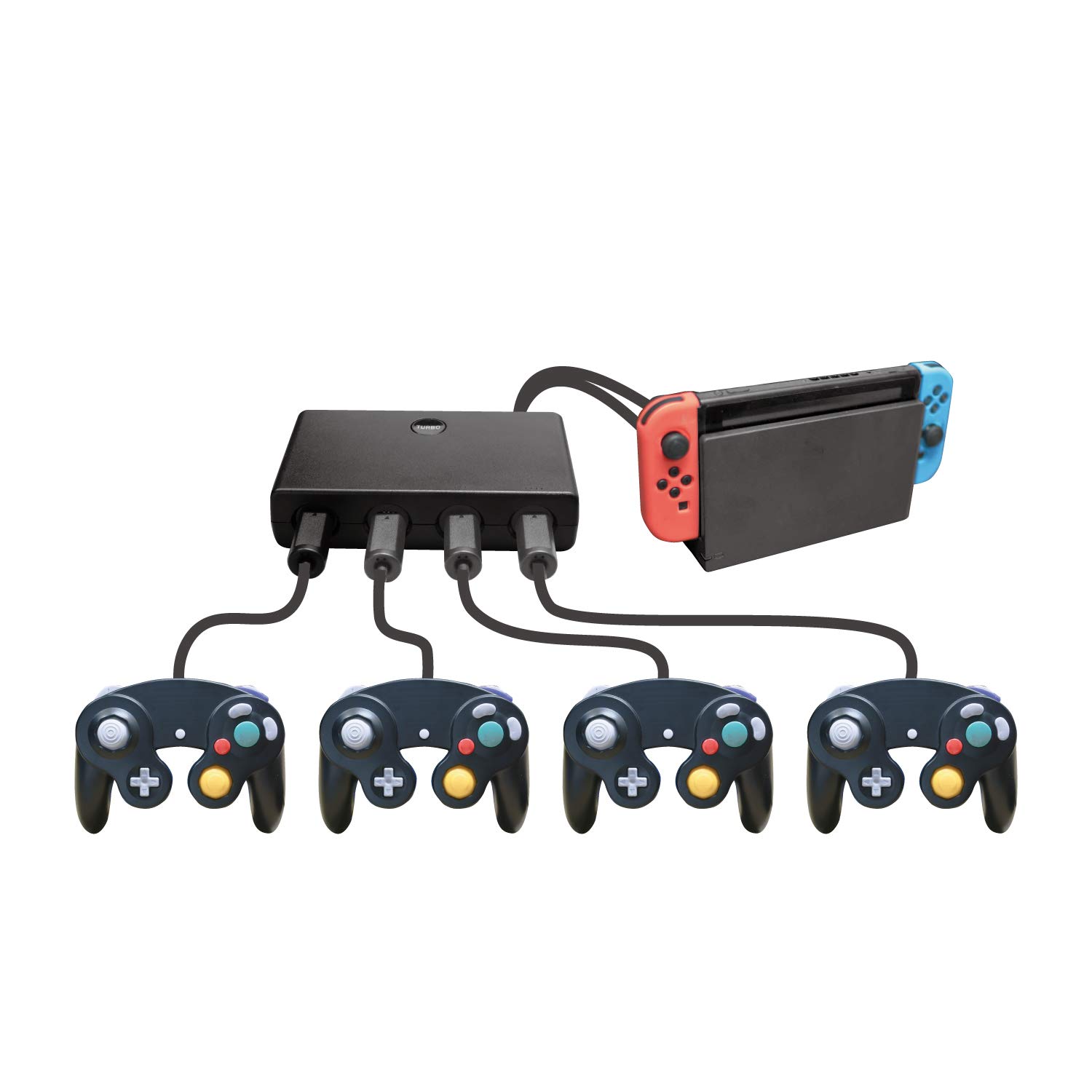 Gc Contoller Ridges GC Controller Conversion Adapter for Nintendo Switch 適用於 GC, PC, Wii U, NSW