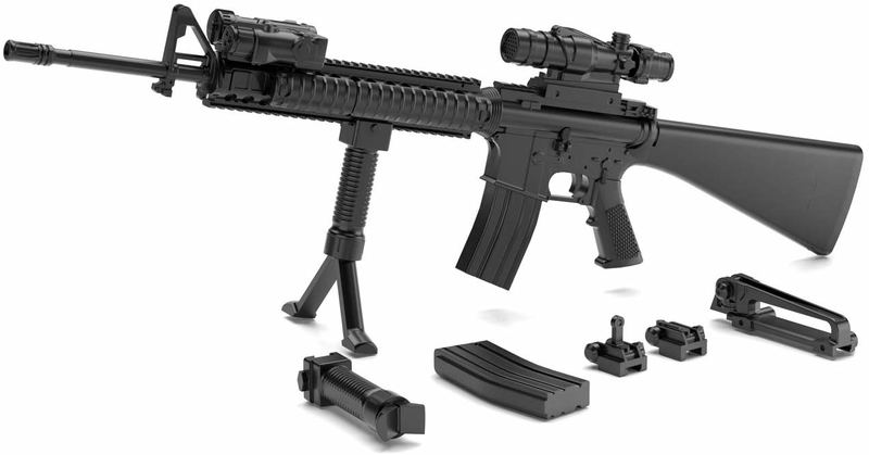 Little Armory LA056 1/12 Scale Model Kit: M16A4 Type image 5