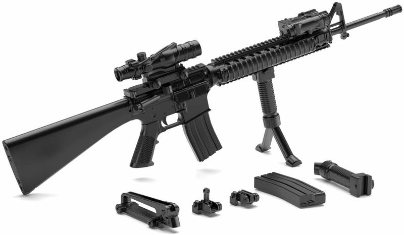 Little Armory LA056 1/12 Scale Model Kit: M16A4 Type image 6