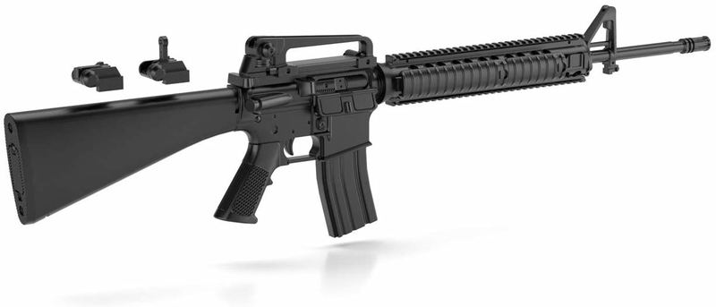 Little Armory LA056 1/12 Scale Model Kit: M16A4 Type image 9