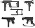 Little Armory LA058 1/12 Scale Model Kit: Compact SMG Set thumbnail 1
