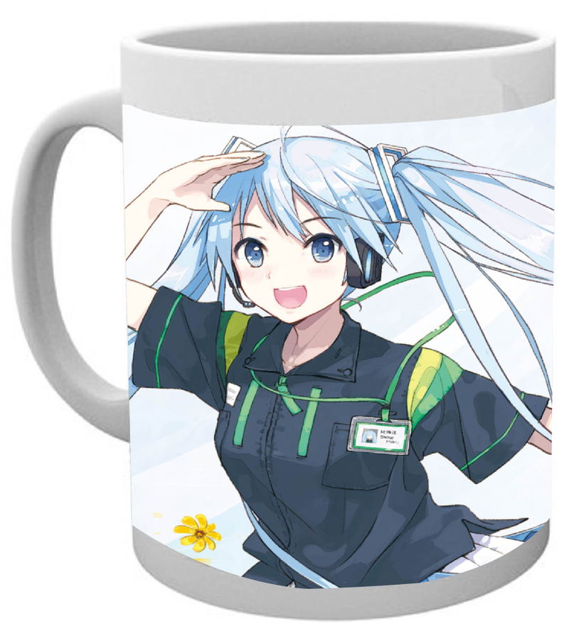 NewDays x Hatsune Miku Mug Illustration By iXima image 1