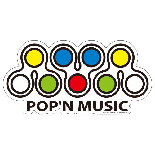 Pop'n Music Waterproof Sticker image 1