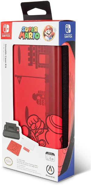 PowerA Stealth Case Kit for Nintendo Switch Lite (Super Mario)