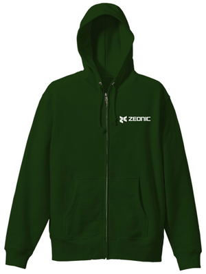 Mobile Suit Gundam - Zeonic Zippered Hoodie Ivy Green (M Size)_