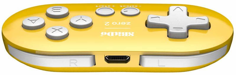 8BitDo Zero 2 for Nintendo Switch (Yellow) image 4