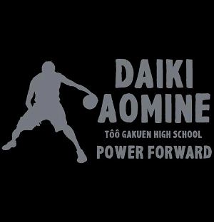 Kuroko's Basketball - Daiki Aomine 2way Backpack Black