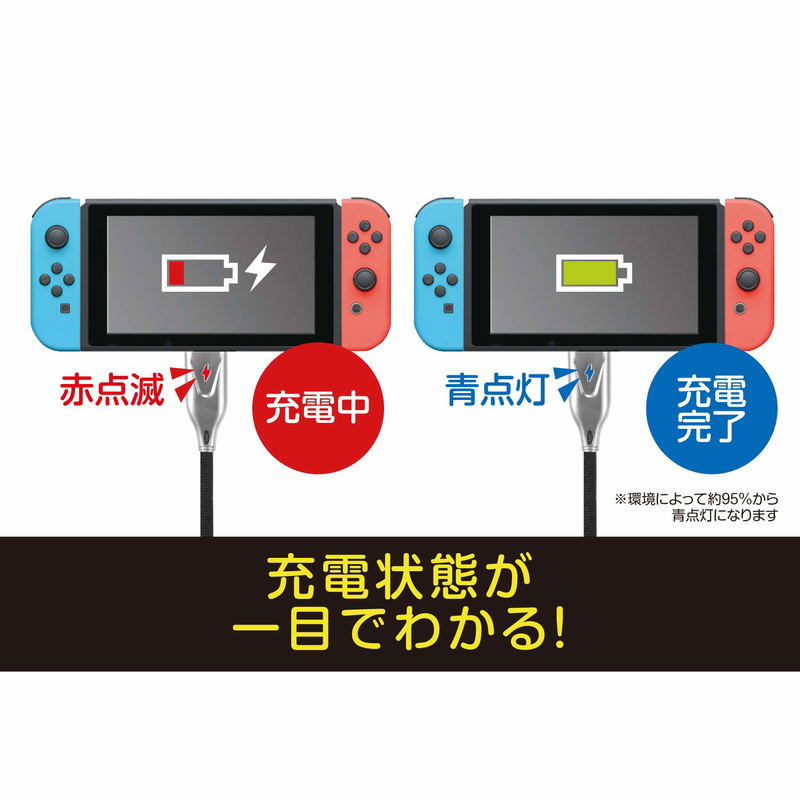 Light UP! Type-C Cable for Nintendo Switch (1 m) image 6