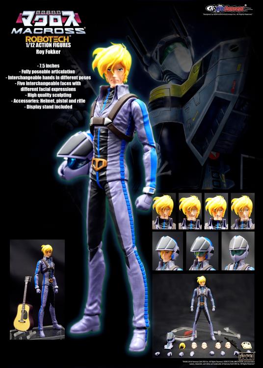 Macross 1/12 Scale Action Figure: Roy Fokker image 1