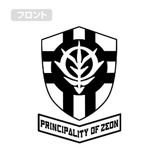 Mobile Suit Gundam - Principality Of Zeon Zippered Hoodie Mix Gray (L Size)
