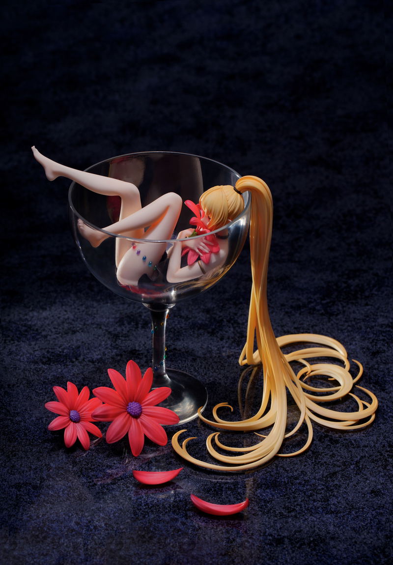 Ribose 1/8 Scale Pre-Painted Figure: Glass Girl Lily Wine image 3