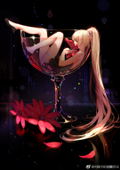 Ribose 1/8 Scale Pre-Painted Figure: Glass Girl Lily Wine thumbnail 6