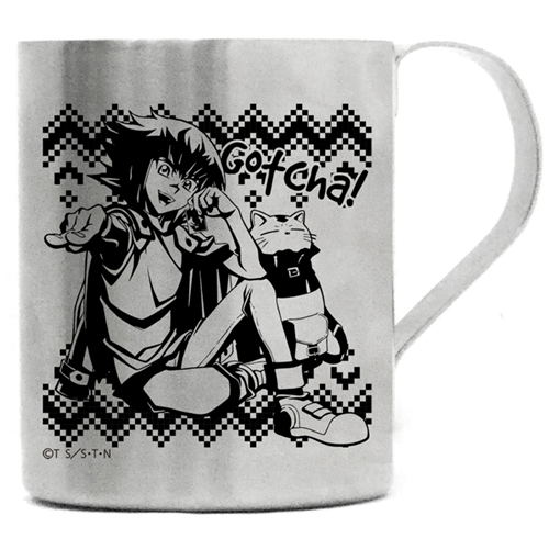 Yu-Gi-Oh! Duel Monsters GX - Jaden Yuki Double Layer Stainless Steel Mug image 1