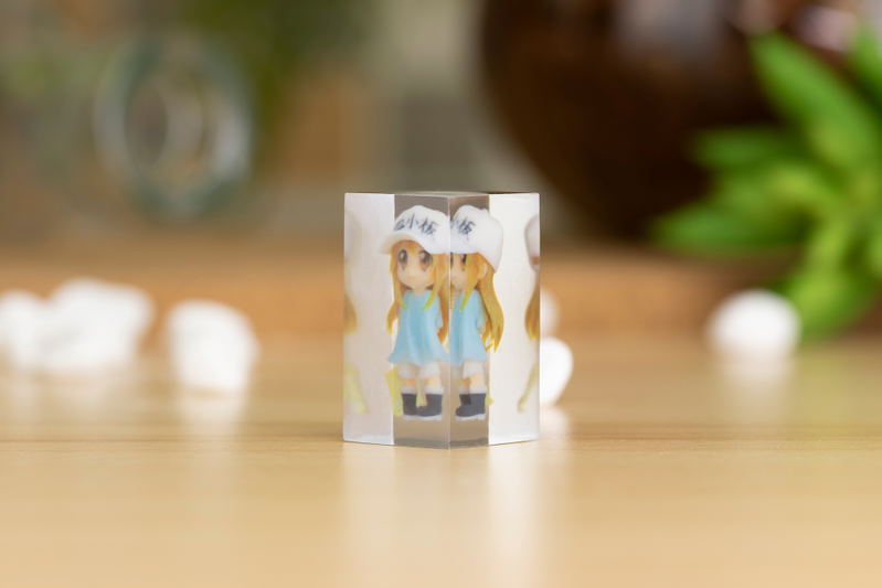 Cells at Work! Full Color 3D Crystal Figure: Platelet image 3