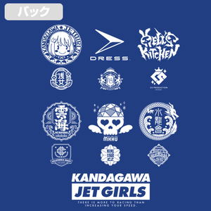 Kandagawa Jet Girls T-shirt Royal Blue (M Size)_