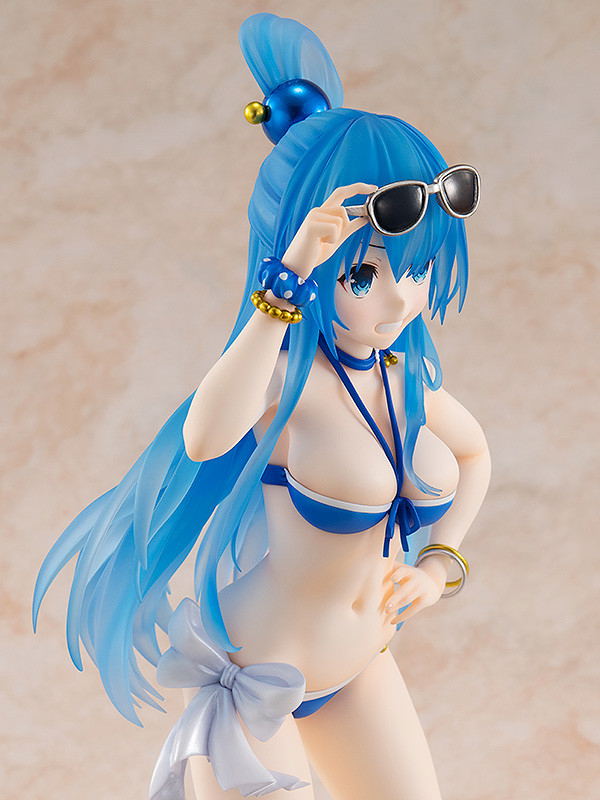 KD Colle Kono Subarashii Sekai Ni Shukufuku Wo! 1/7 Scale Figure Pre-Painted Figure: Aqua Light Novel Swimsuit Ver. image 7