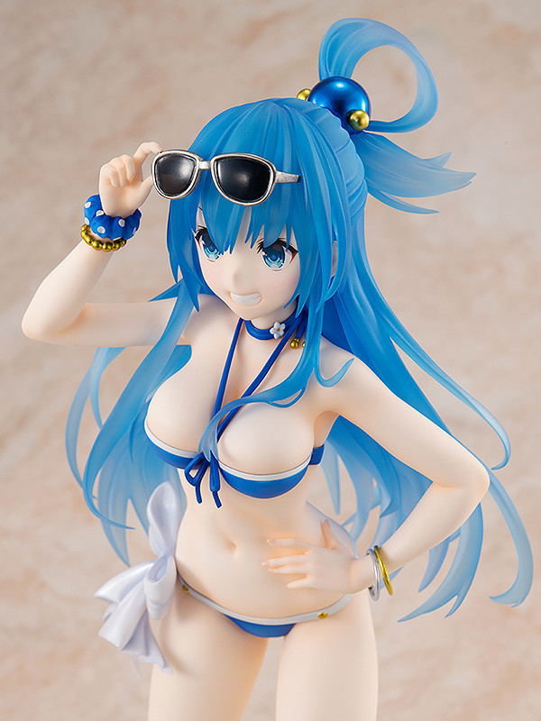 KD Colle Kono Subarashii Sekai Ni Shukufuku Wo! 1/7 Scale Figure Pre-Painted Figure: Aqua Light Novel Swimsuit Ver. image 8