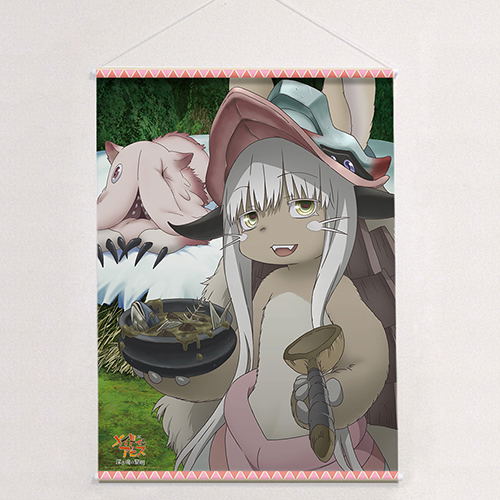 Made in Abyss the Movie Dawn of the Deep Soul B2 Wall Scroll: Nanachi & Mitty image 1