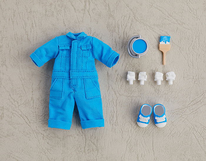 Nendoroid Doll: Outfit Set (Colorful Coverall - Blue) image 3