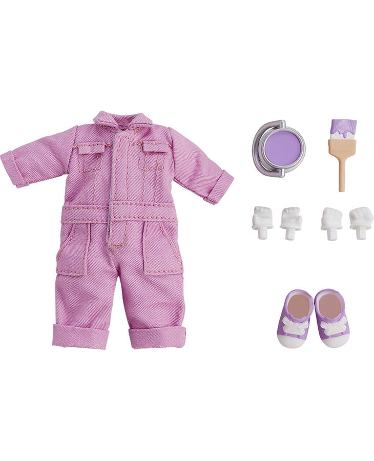 Nendoroid Doll: Outfit Set (Colorful Coverall - Purple) image 1