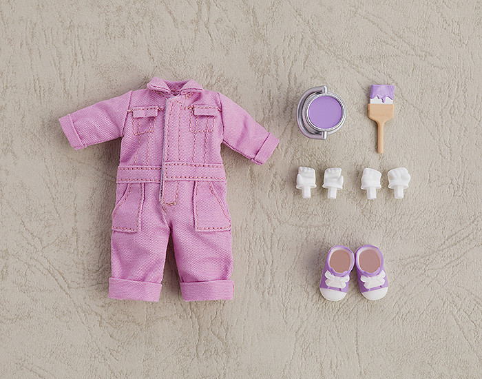Nendoroid Doll: Outfit Set (Colorful Coverall - Purple) image 3