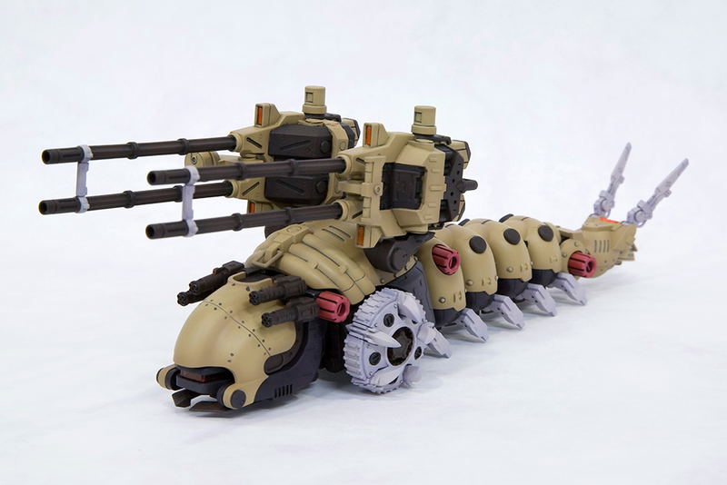 Zoids HMM 1/72 Scale Model Kit: EMZ-15 Molga AA & Molga Carrier (Re-run) image 2
