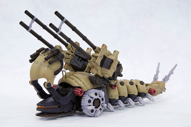 Zoids HMM 1/72 Scale Model Kit: EMZ-15 Molga AA & Molga Carrier (Re-run) image 5
