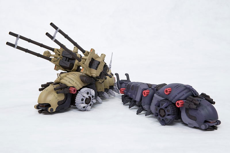 Zoids HMM 1/72 Scale Model Kit: EMZ-15 Molga AA & Molga Carrier (Re-run) image 9
