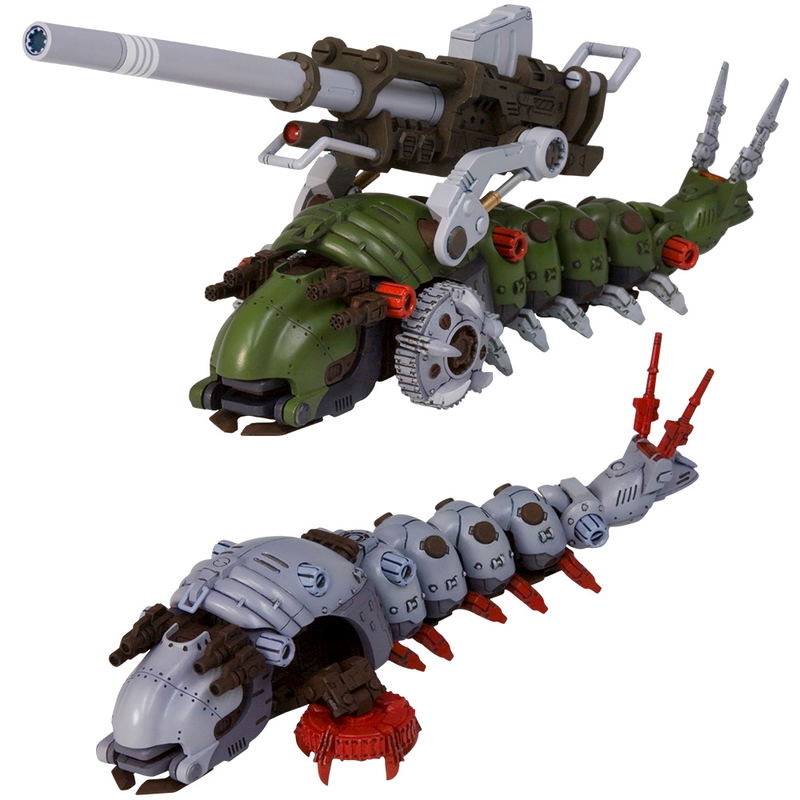 Zoids HMM 1/72 Scale Model Kit: EMZ-15 Molga & Molga (Canory Unit Load Type) (Re-run) image 1