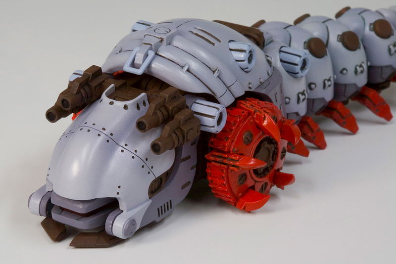 Zoids HMM 1/72 Scale Model Kit: EMZ-15 Molga & Molga (Canory Unit Load Type) (Re-run) image 5