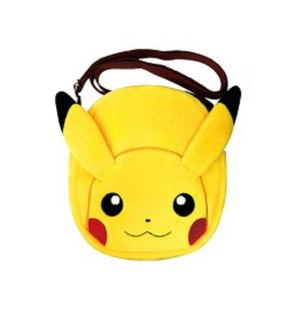 Pokemon Plush Pochette: Pikachu Face_