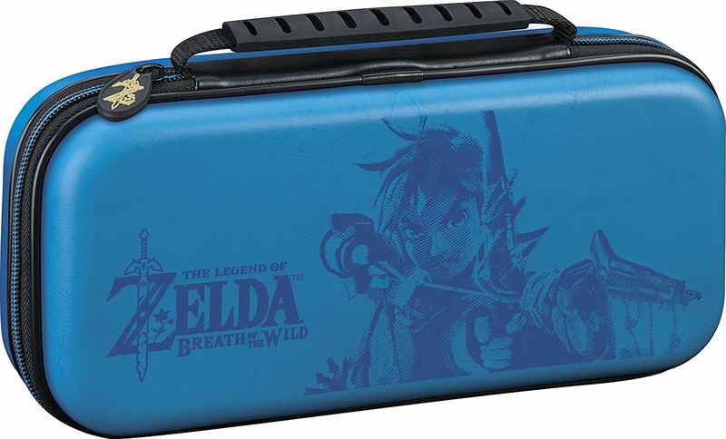 RDS Industries Game Traveler Deluxe Travel Case Zelda Link for Nintendo Switch (Blue) image 2
