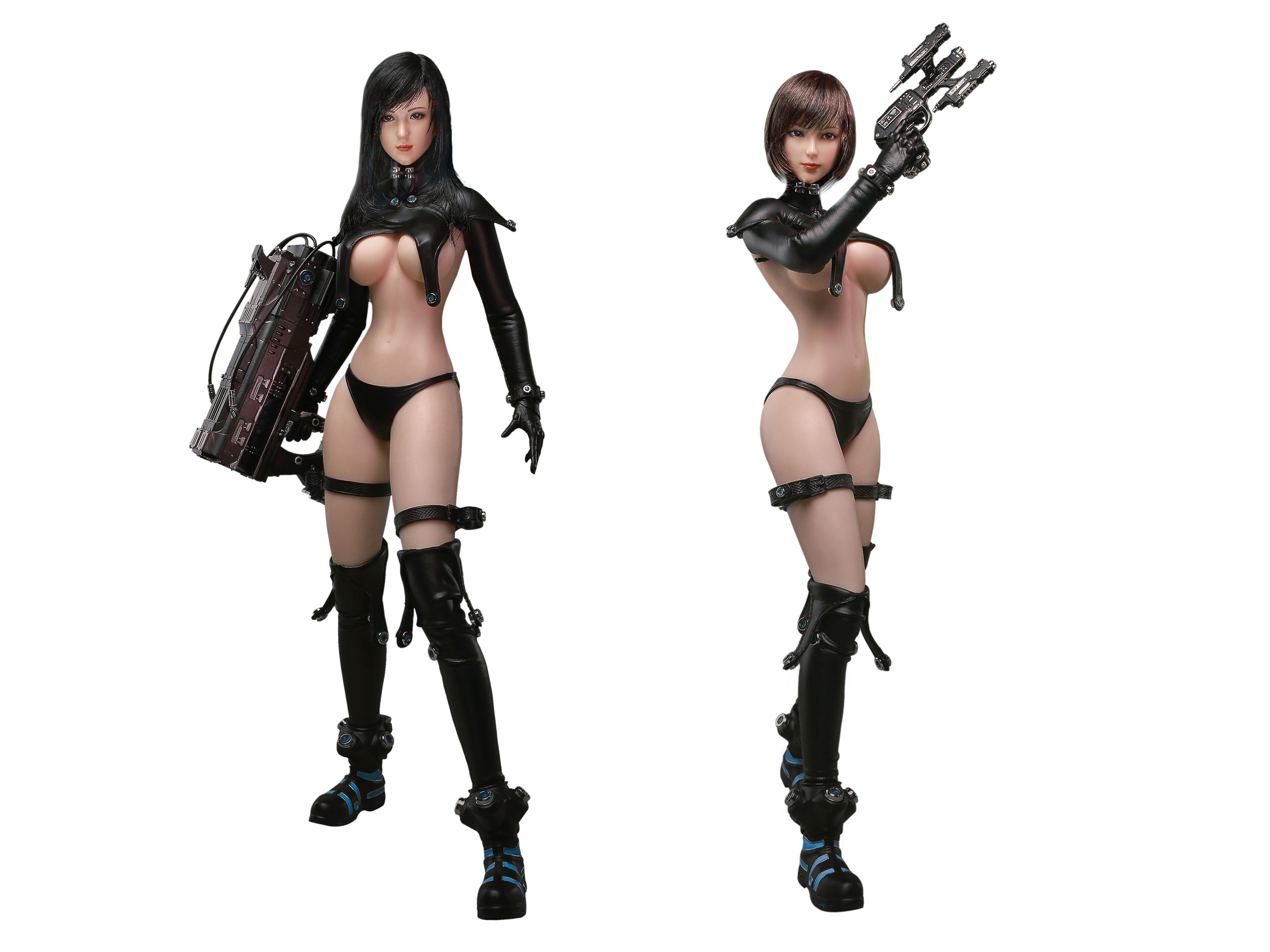 Gantz: O 1/6 Scale Seamless Action Figure: Reika & Anzu Yamasaki