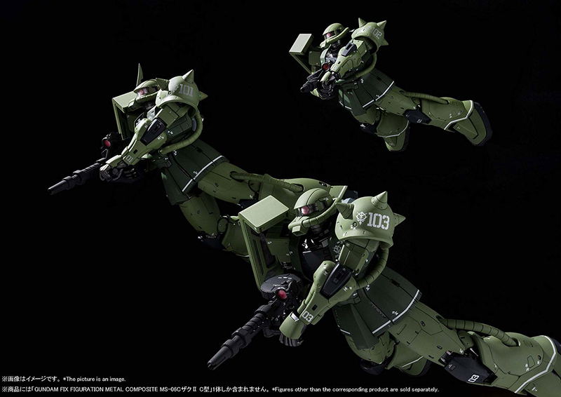 Mobile Suit Gundam The Origin Gundam Fix Figuration Metal Composite: MS-06C Zaku II Type C image 10