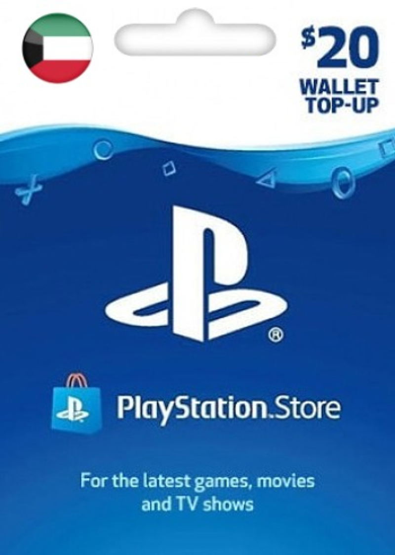 PSN Card 20 USD | Playstation Network Kuwait <span class="ext ext_digital">digital</span> image 1