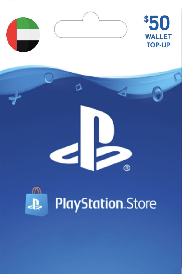 PSN Card 50 USD | Playstation Network United Arab Emirates <span class="ext ext_digital">digital</span> image 1