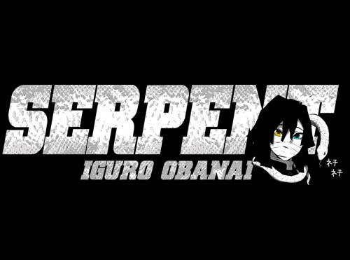 Demon Slayer: Kimetsu No Yaiba - Serpent Pillar Obanai Iguro T-shirt (Black | Size S) image 3