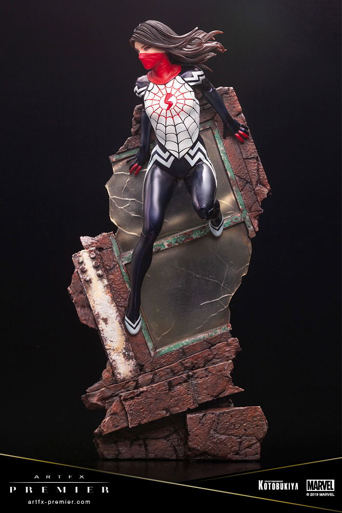 ARTFX Premier Marvel Universe Spider-Man 1/10 Scale Pre-Painted Figure: Silk image 6